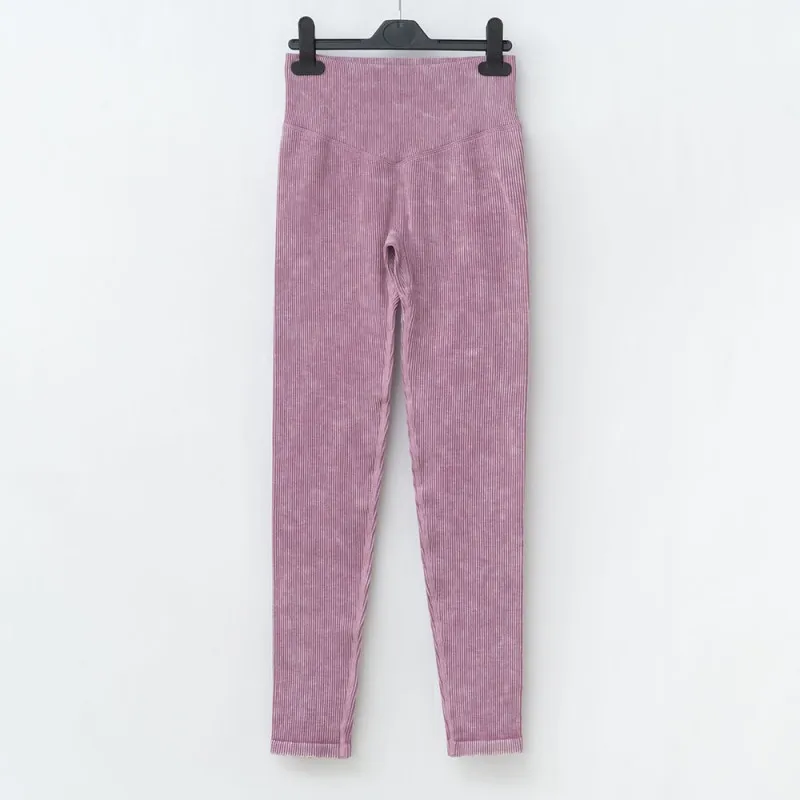 Женские бесшовные йога-штаны