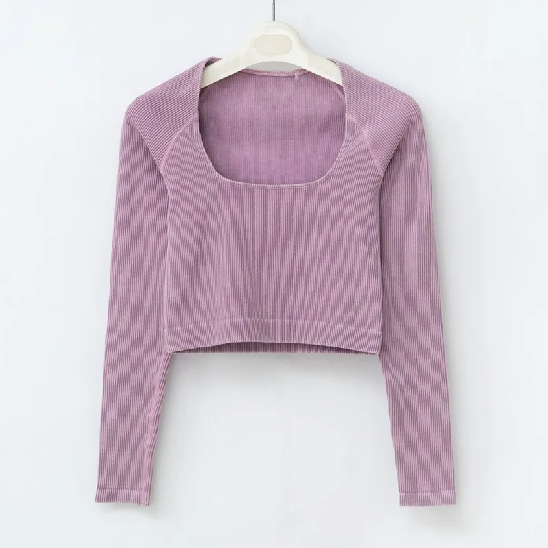 Женский бесшовный лонгслив