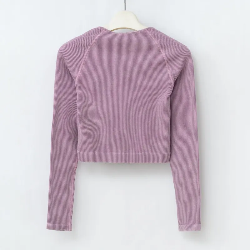 Женский бесшовный лонгслив