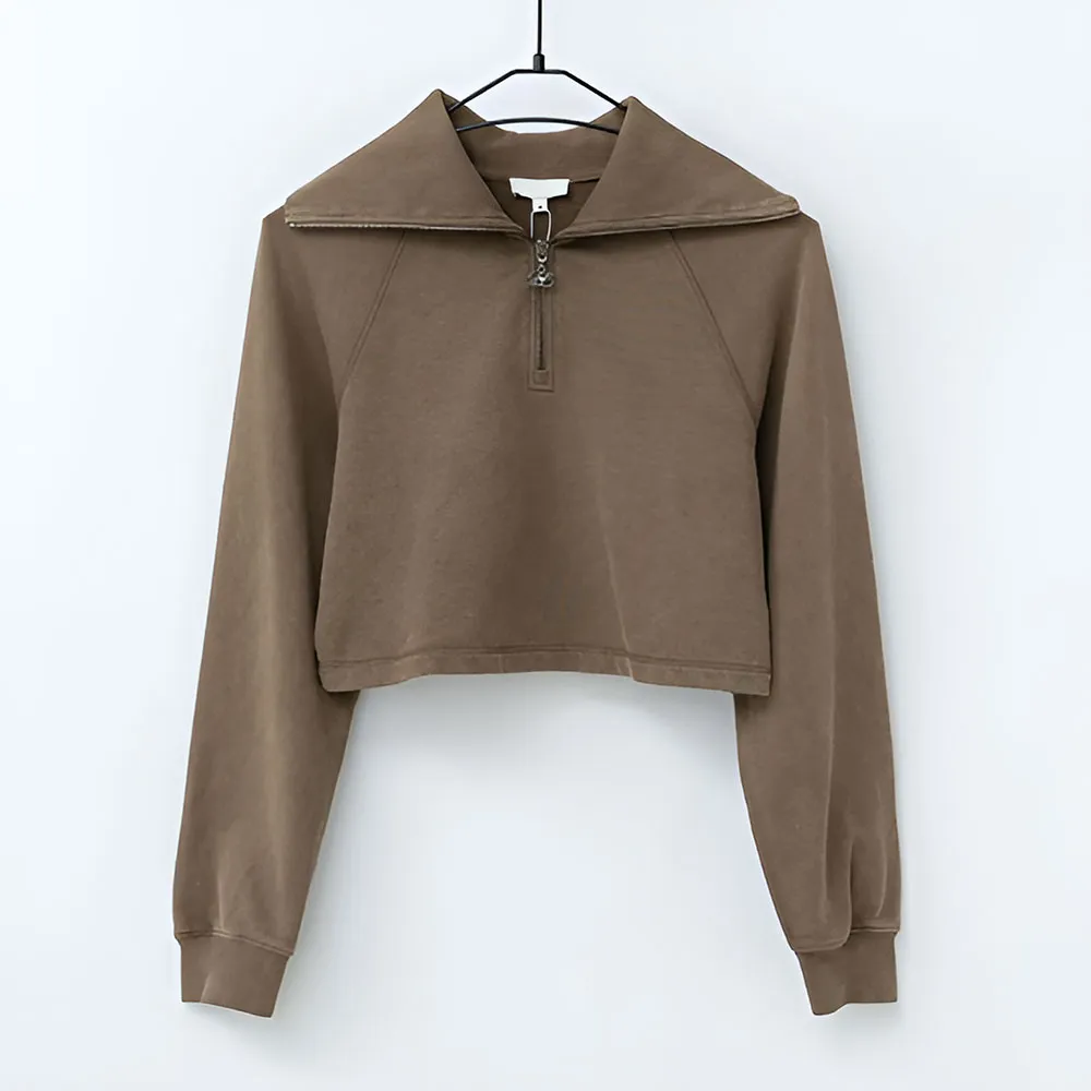 Женский короткий лацкан с длинным рукавом