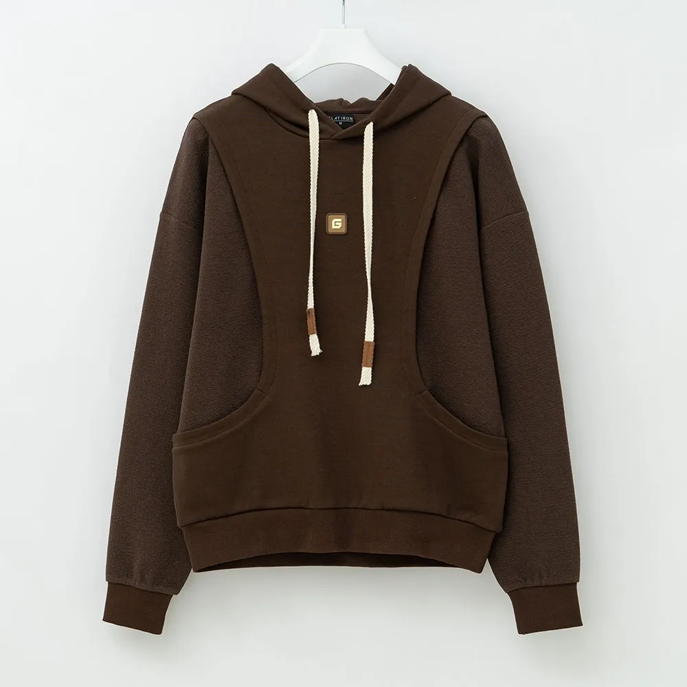 Коричневая худи