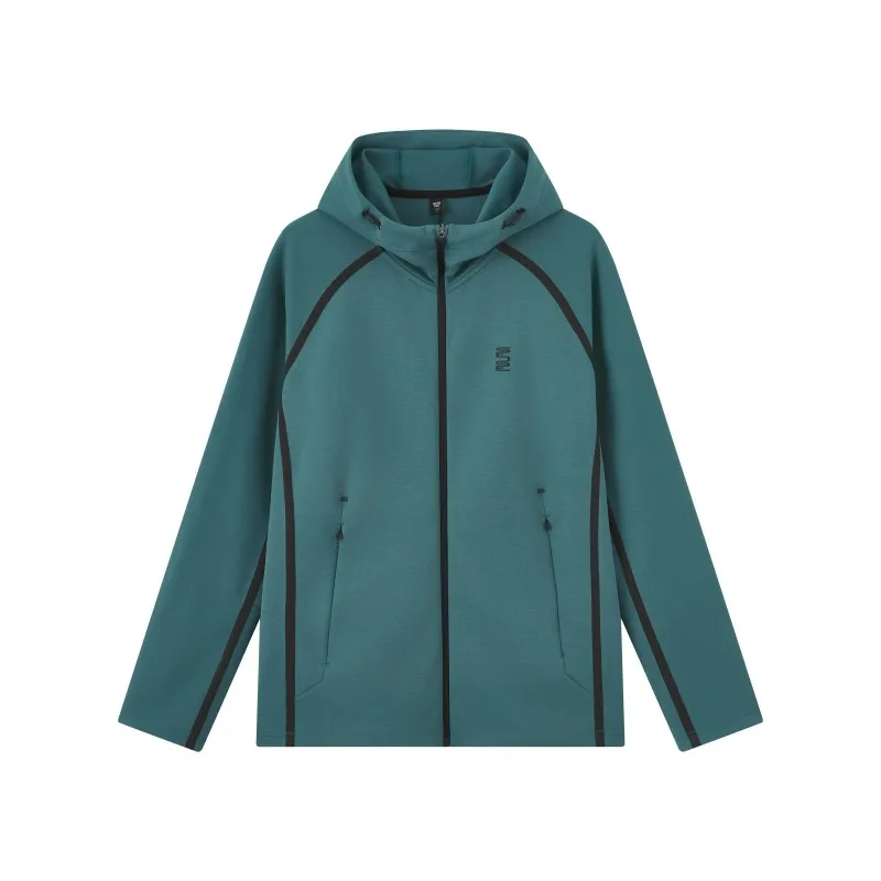 Мужской трикотажный кардиган с капюшоном