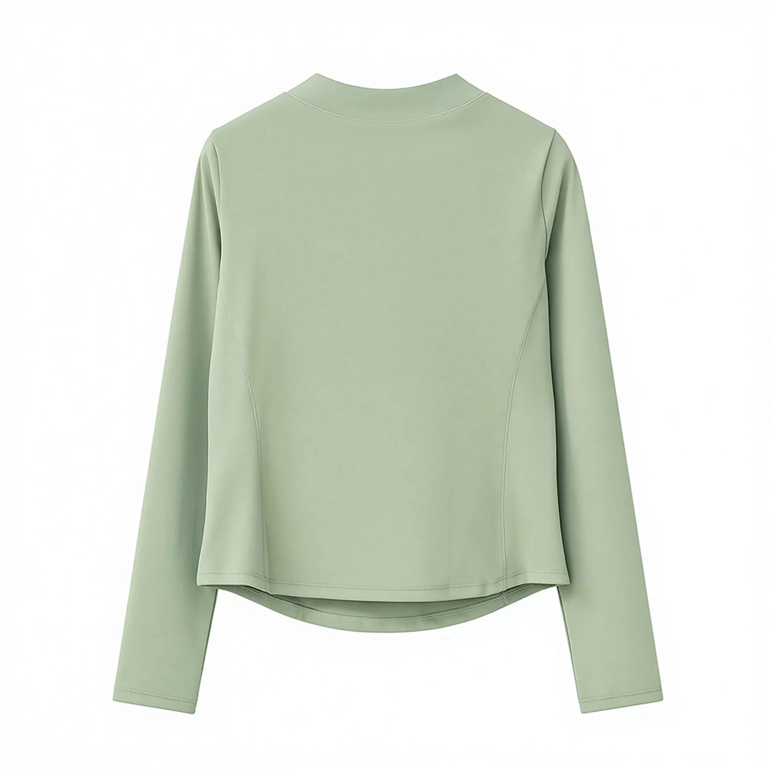 Женская спортивная кофта с половинной молнией