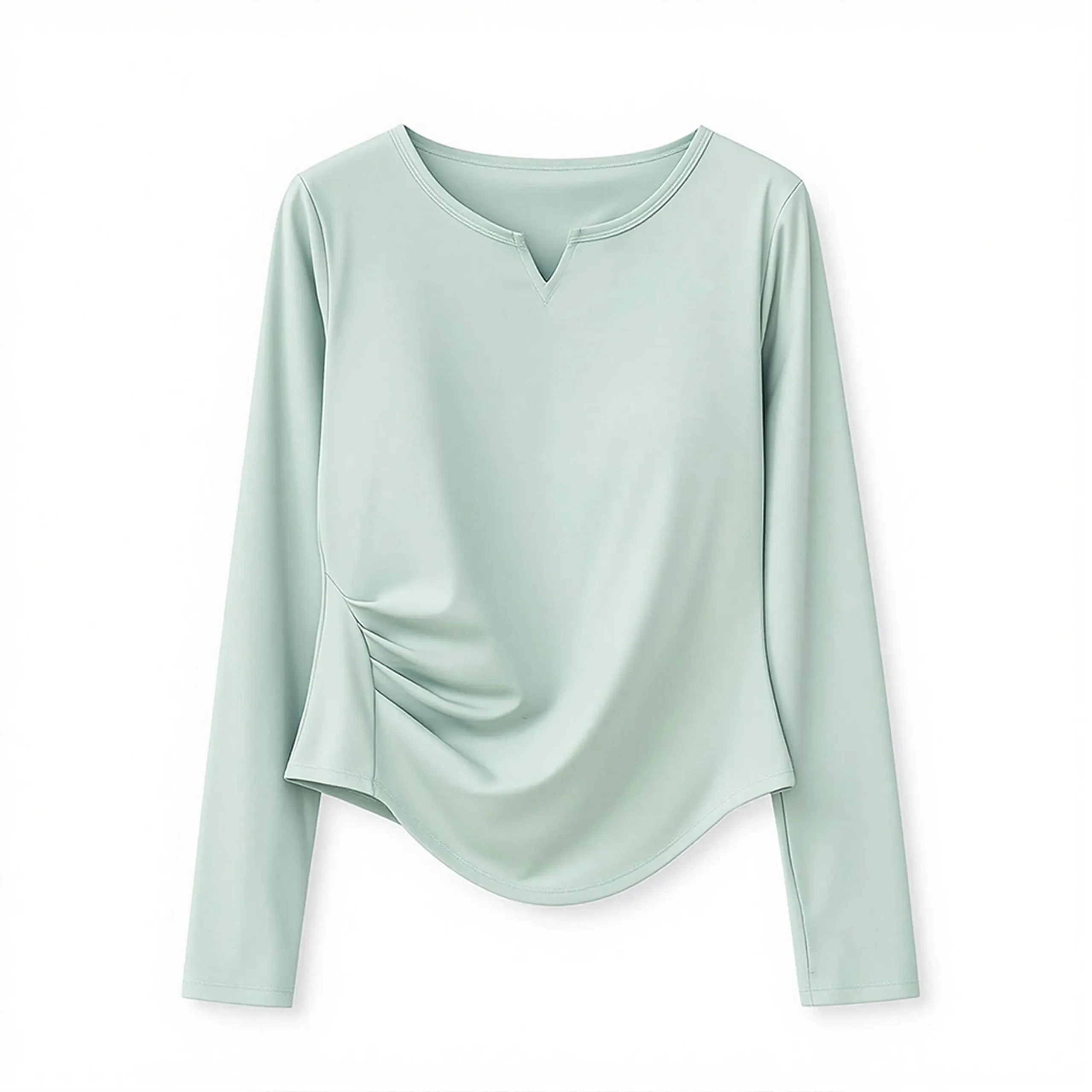 Женский спортивный топ с V-образным вырезом