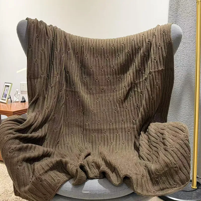 Вязаный плед