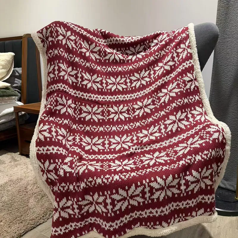 Вязаный плед