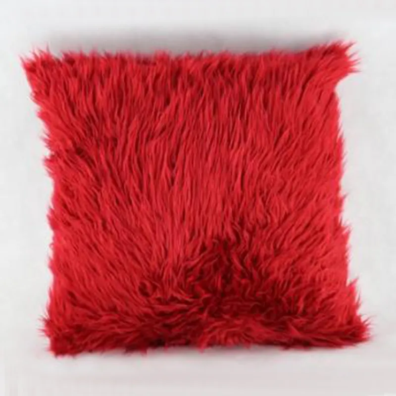 Меховая подушка