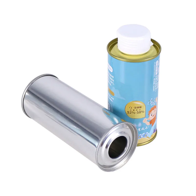 250 мл маленькие жестяные банки для оливкового масла, круглые металлические банки из переработанной жести для растительного масла