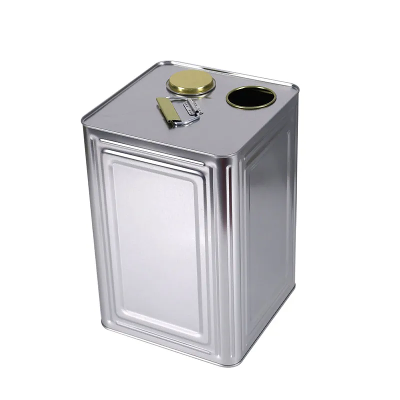 Квадратная 18-литровая канистра для масла, пищевые контейнеры для оливкового масла, TCE-Tin Can Expert