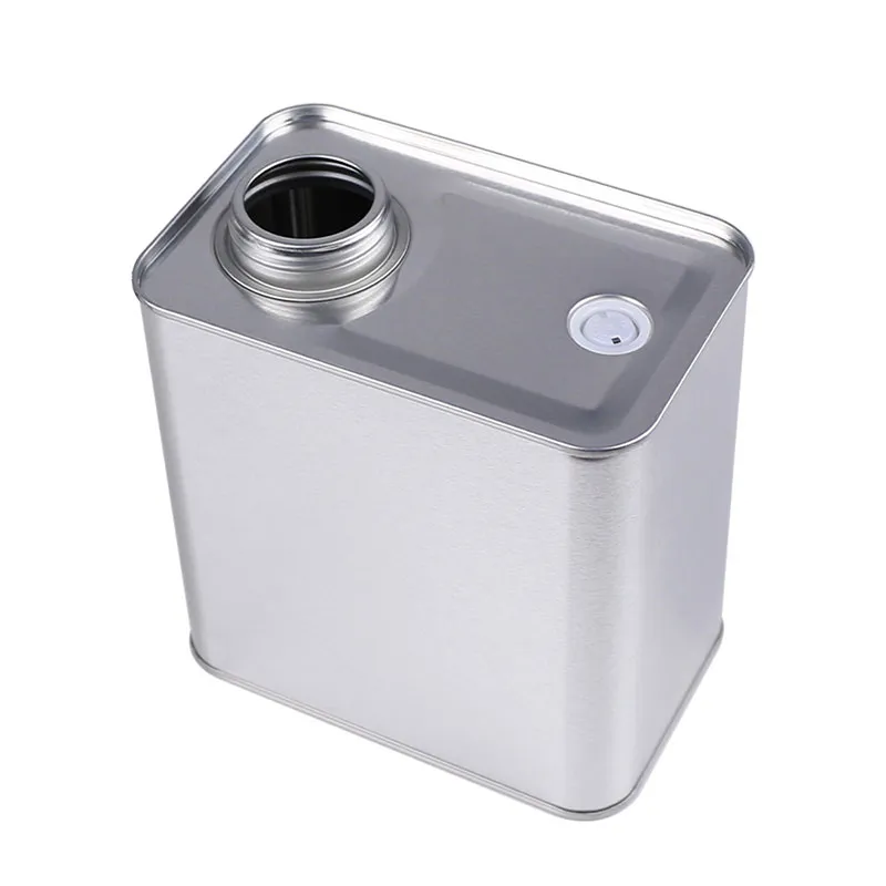 Квадратная герметичная жестяная банка для упаковки кофейных зерен 500г