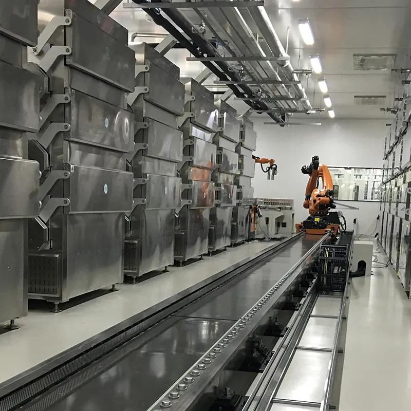 Автоматическая линия сушки тяговых аккумуляторов