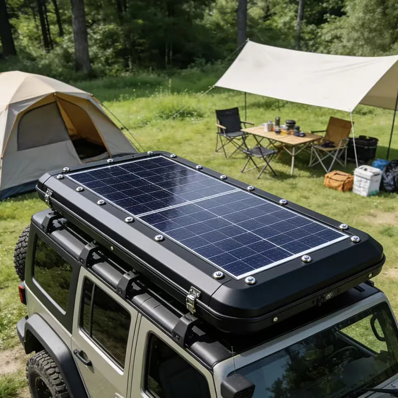 Интеллектуальный фотоэлектрический накопительный автомобильный багажный бокс