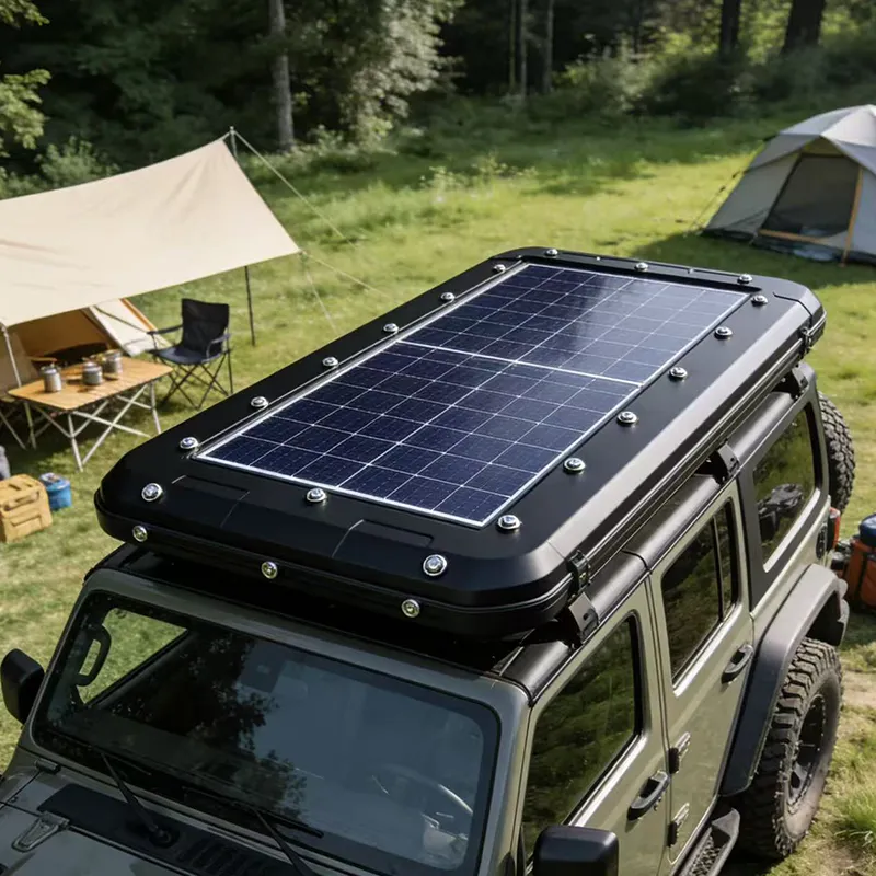 Интеллектуальный фотоэлектрический накопительный автомобильный багажный бокс
