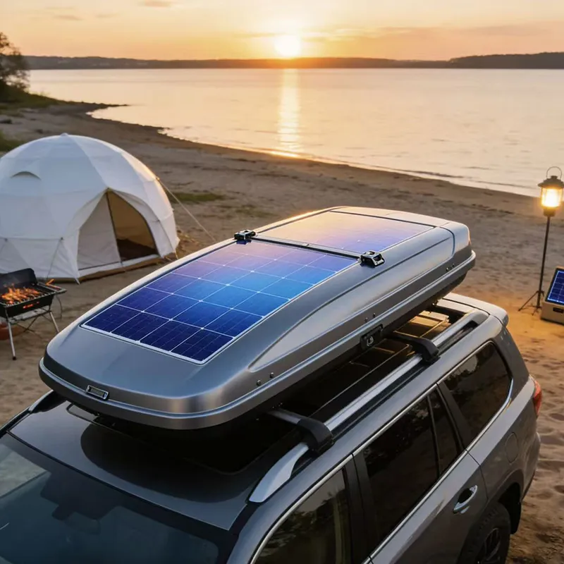 Интеллектуальный фотоэлектрический накопительный автомобильный багажный бокс