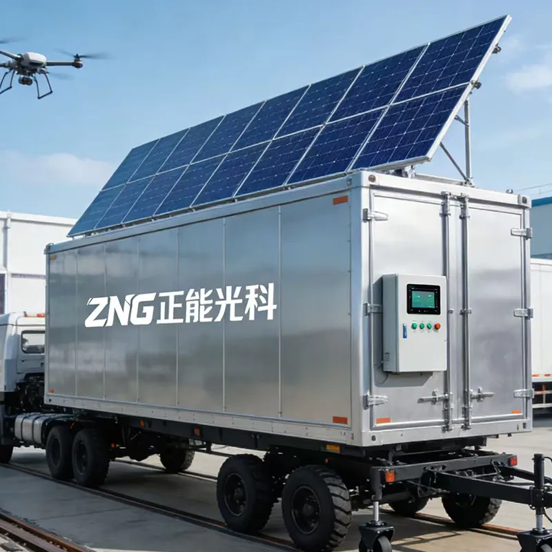 Интеллектуальный фотоэлектрический накопительный мобильный холодильный склад