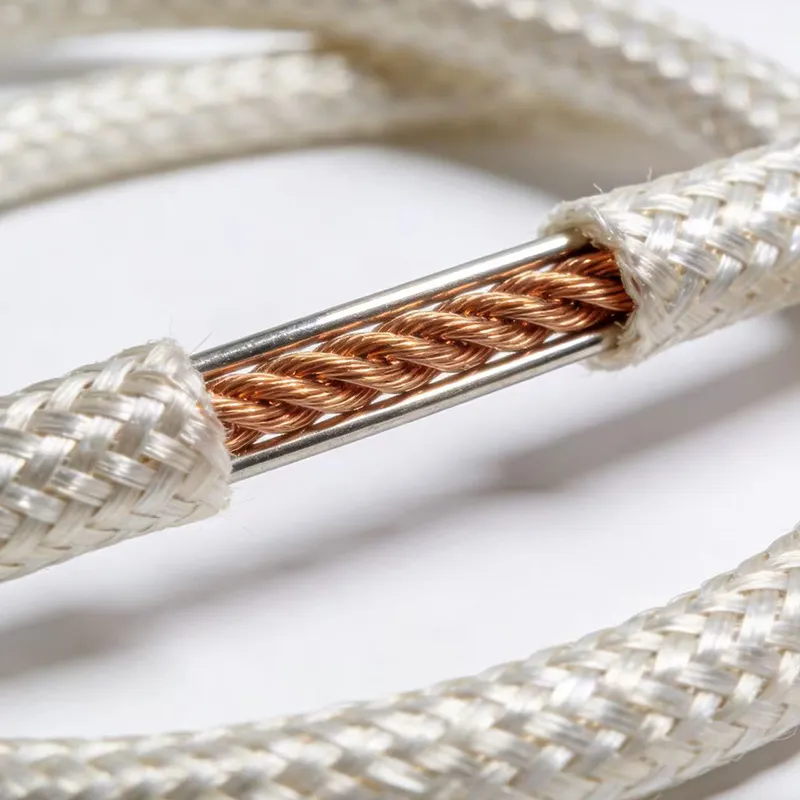 Нагревательный провод в стекловолоконной оплетке