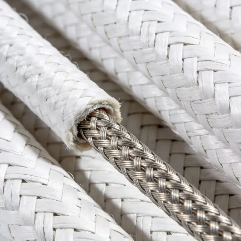 Нагревательный провод в стекловолоконной оплетке