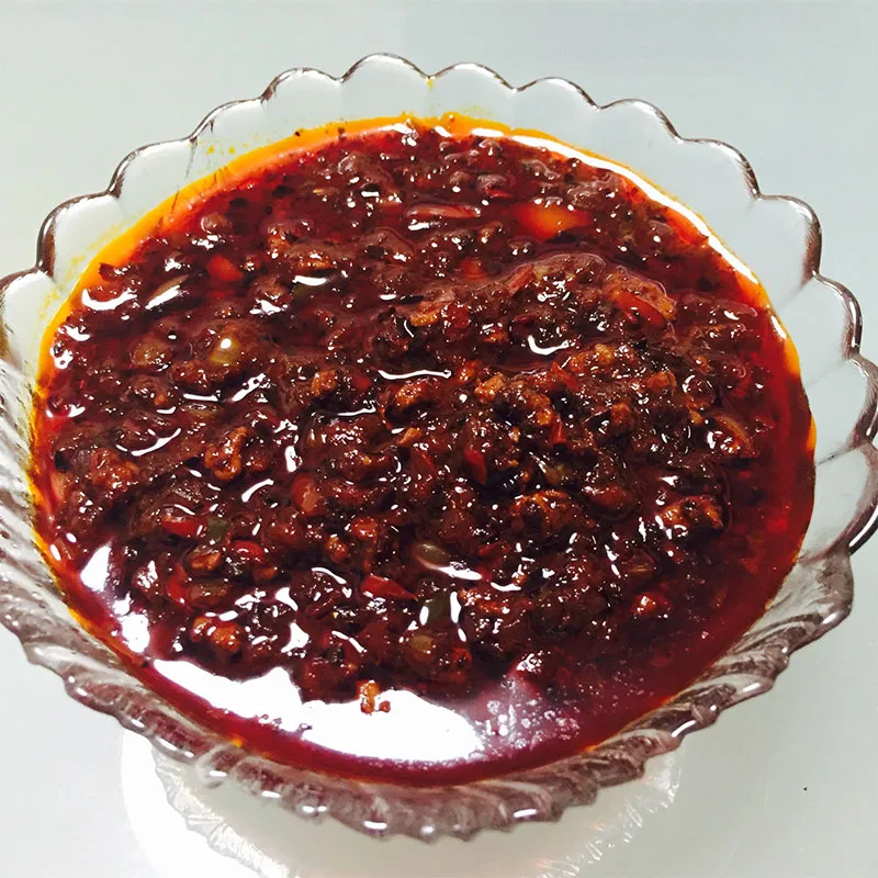 Острый перец  соус с маслом