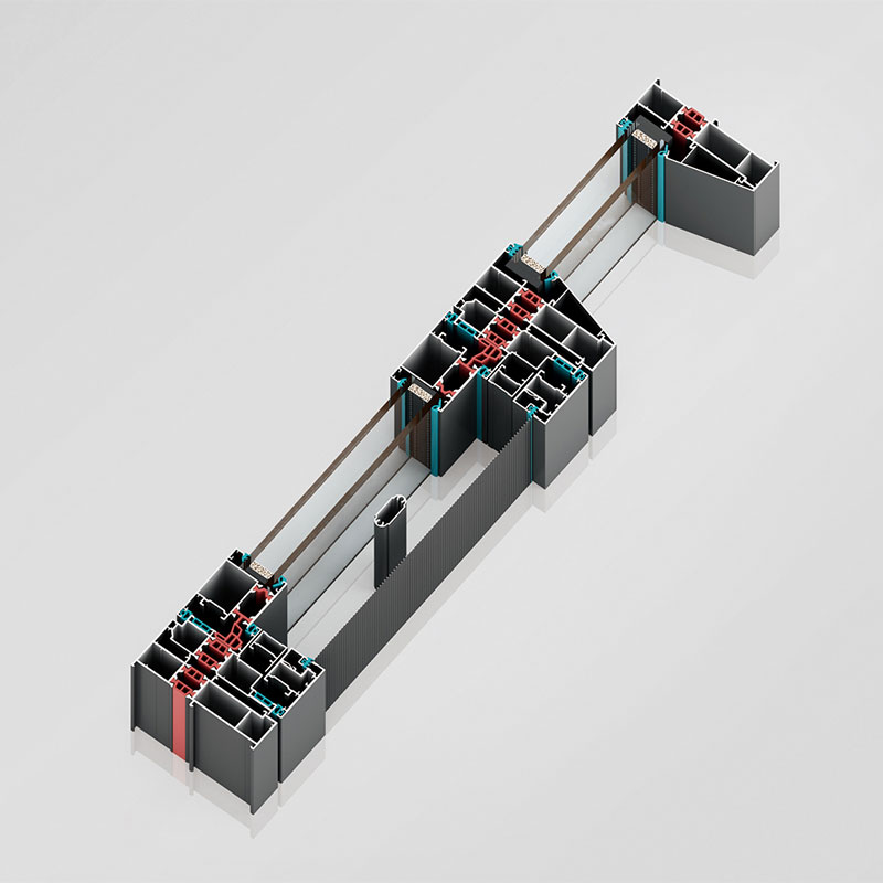 Распашное окно серии 110