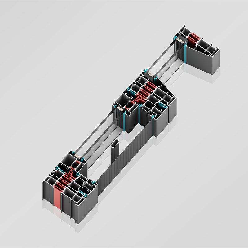 Распашное окно серии 120