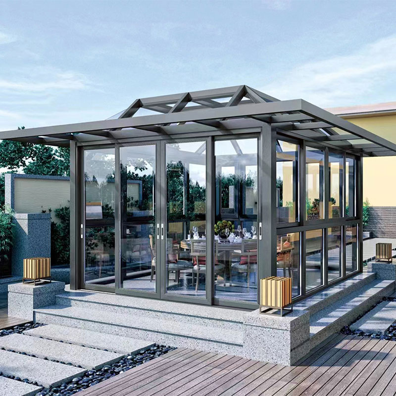 Стеклянная пристройка