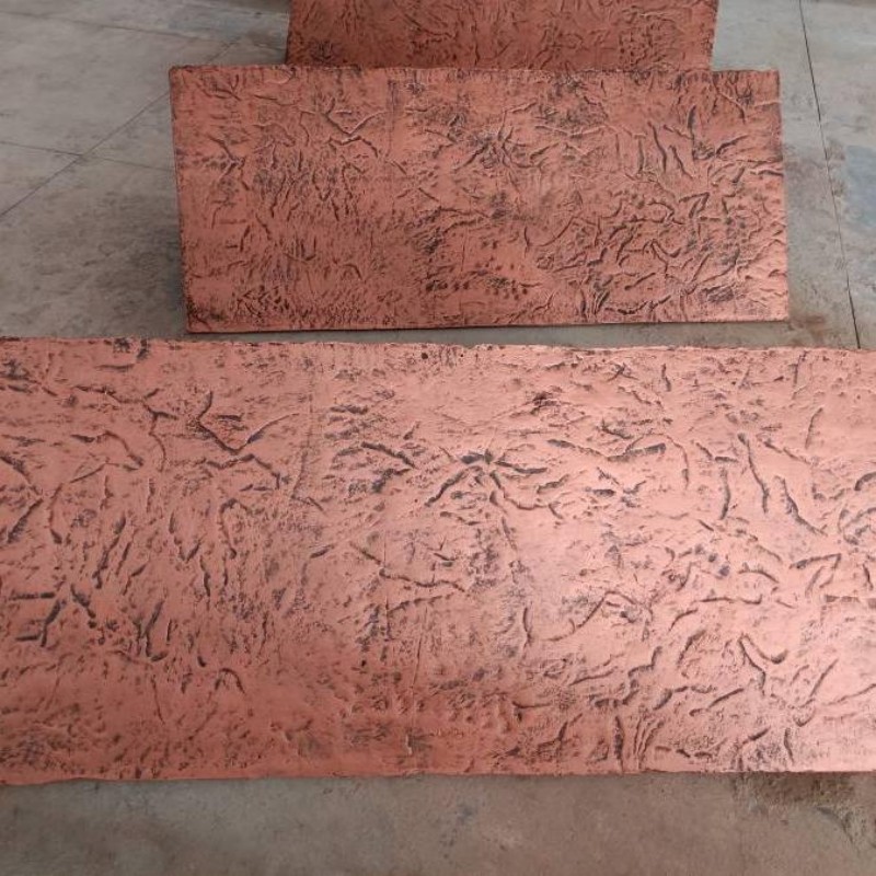 GRC (стеклофибробетон) декоративные панели из бетона с имитацией меди