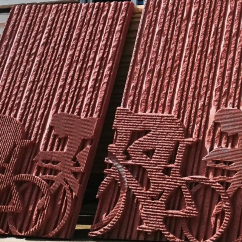 GRC (стеклофибробетон) фактурные панели из бетона под скол