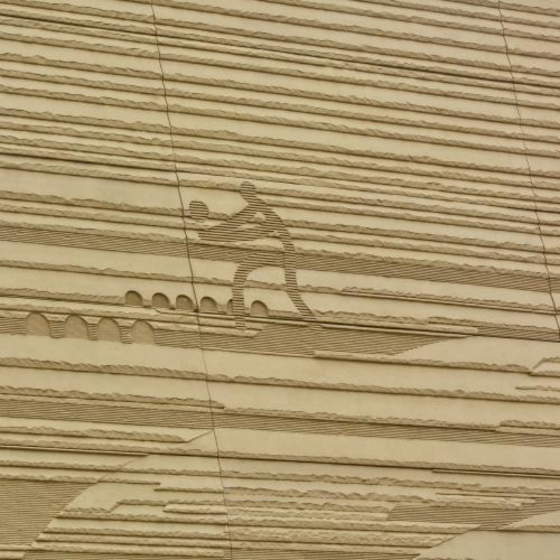 GRC (стеклофибробетон) фактурные панели из бетона под скол