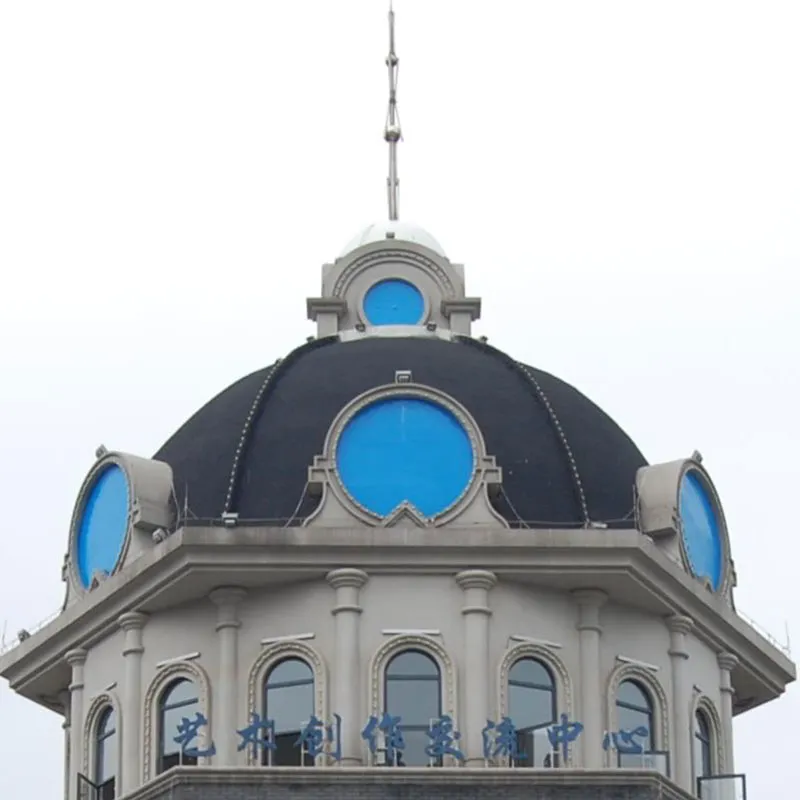 Серия фронтонов и куполов