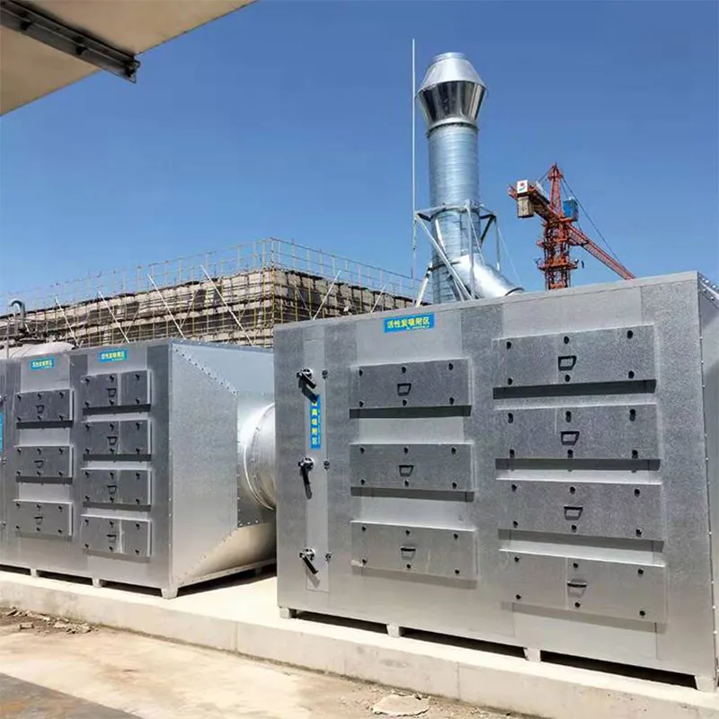 Адсорбция активированным углем применяется в оборудовании для очистки отходящих газов