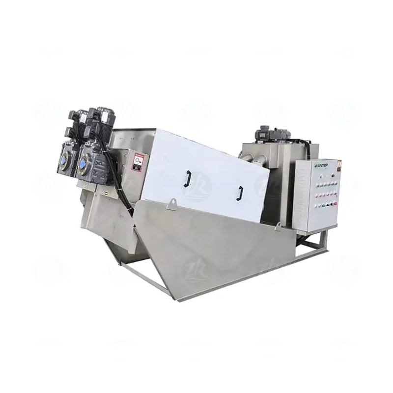 Винтовой шнековый обезвоживатель