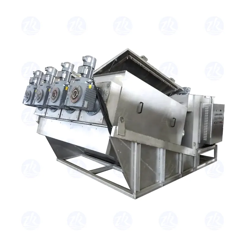 Винтовой шнековый обезвоживатель