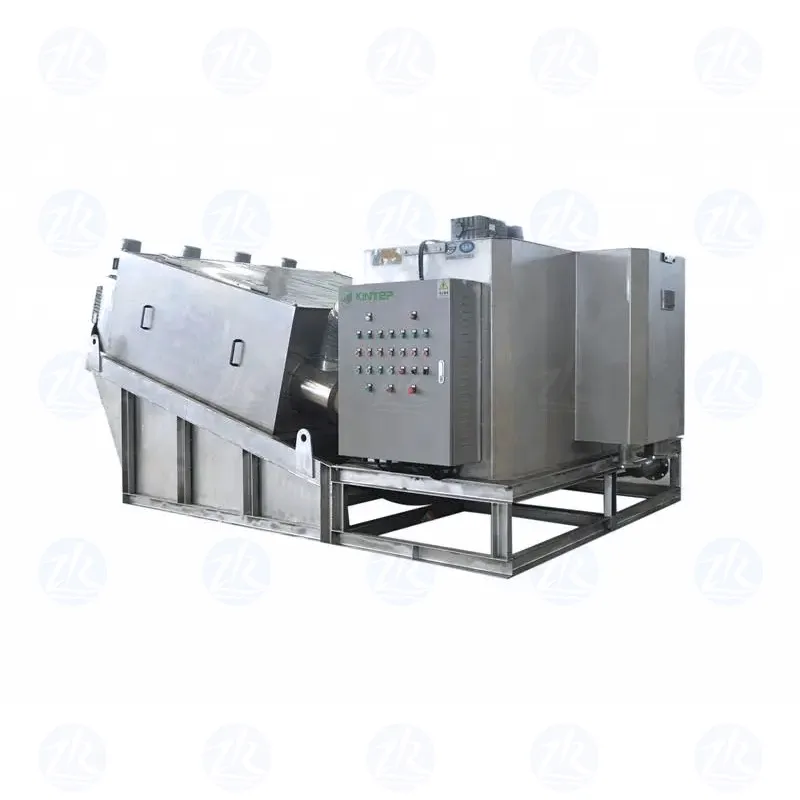 Винтовой шнековый обезвоживатель