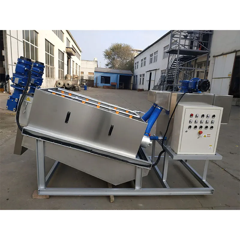 Винтовой шнековый обезвоживатель