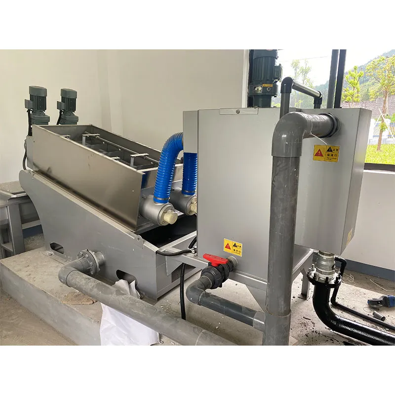 Винтовой шнековый обезвоживатель