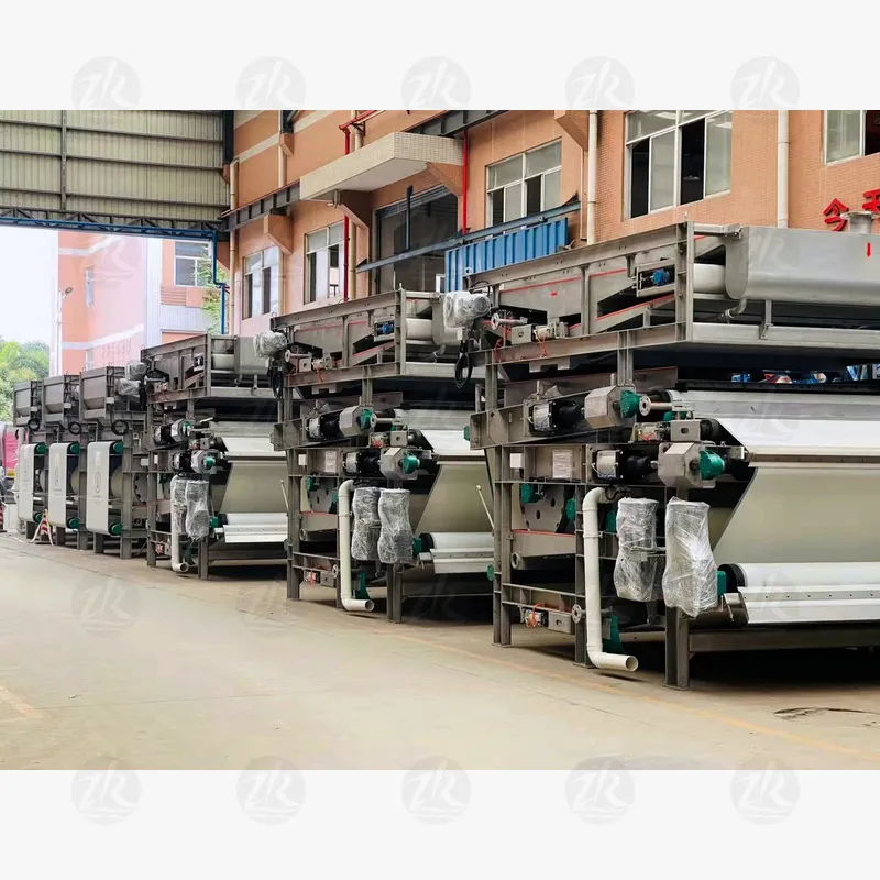 Ленточный обезвоживатель осадка