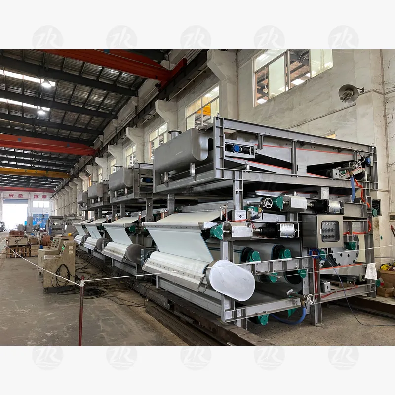 Ленточный обезвоживатель осадка