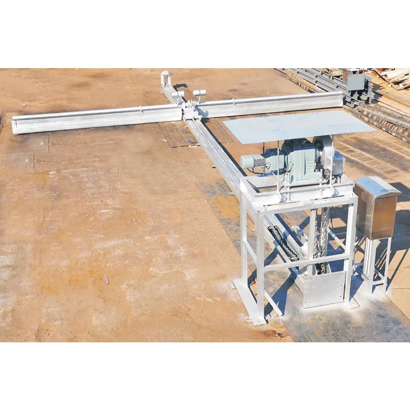 Одновальный скребковый илоудалитель