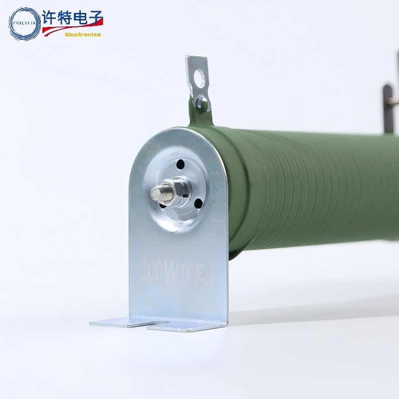 300W 10Ω мощный регулируемый проволочный резистор (с кронштейнами)