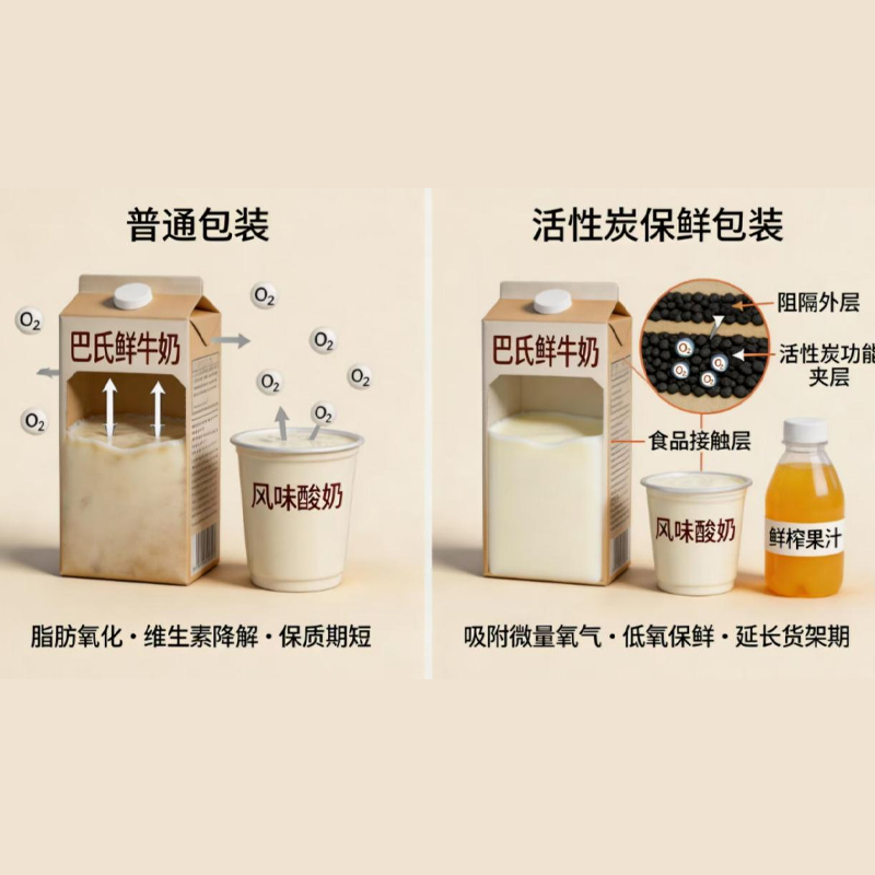 Применение активированного угля в пищевой упаковочной промышленности