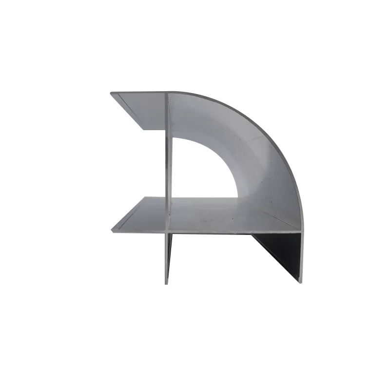 Алюминиевый профиль с наружным цилиндрическим выступом