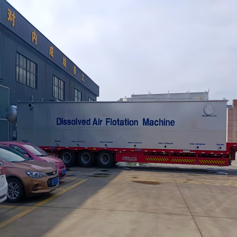 Отправка за рубеж! Установка напорной флотации (DAF) из нержавеющей стали успешно доставлена ​​заказчику в Узбекистан.