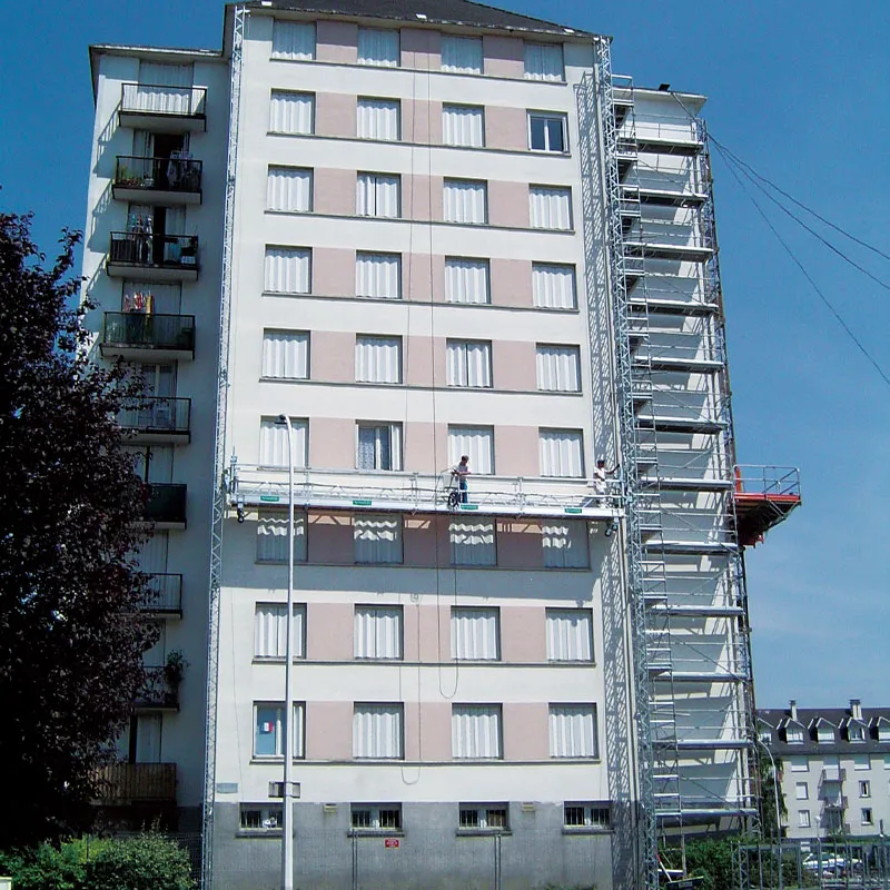 Подвесная люлька для реконструкции зданий