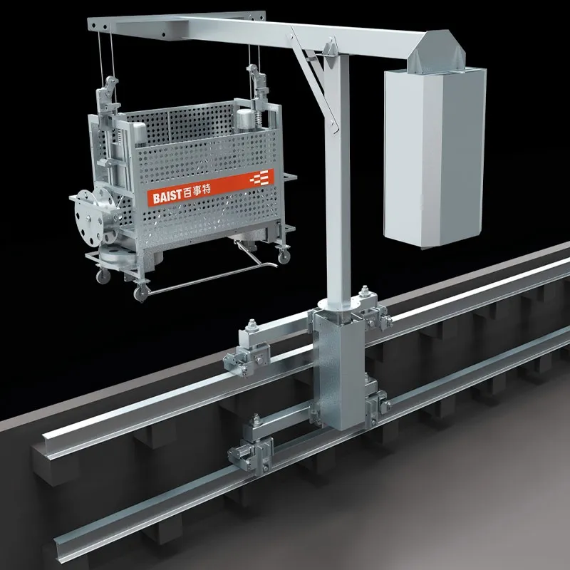 Пристенная тележечная машина для мойки окон