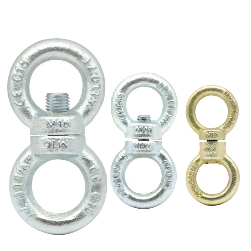 Гайка-ушко и болт с кольцом