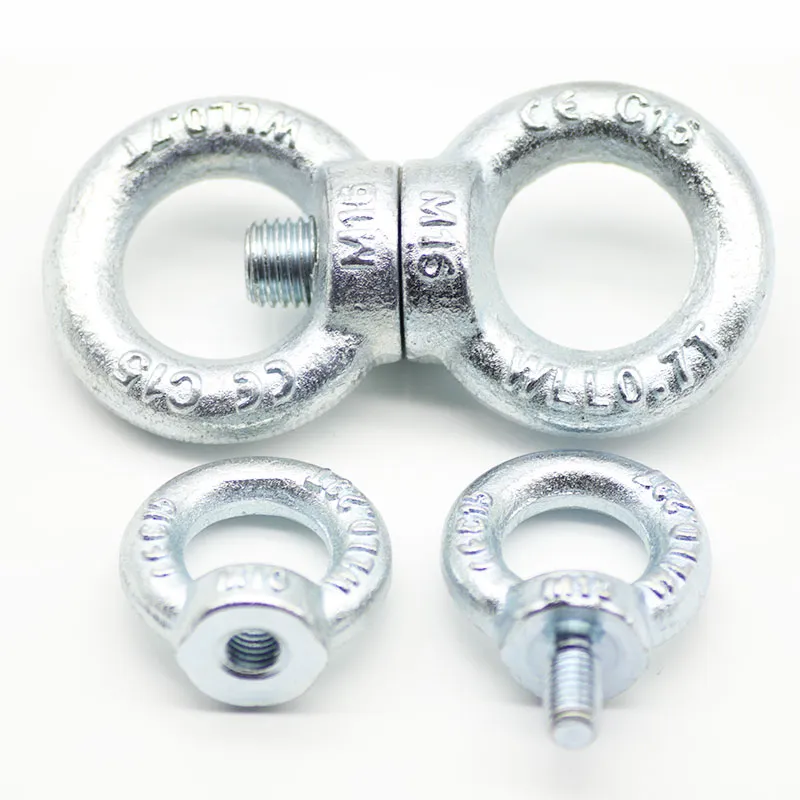 Гайка-ушко и болт с кольцом