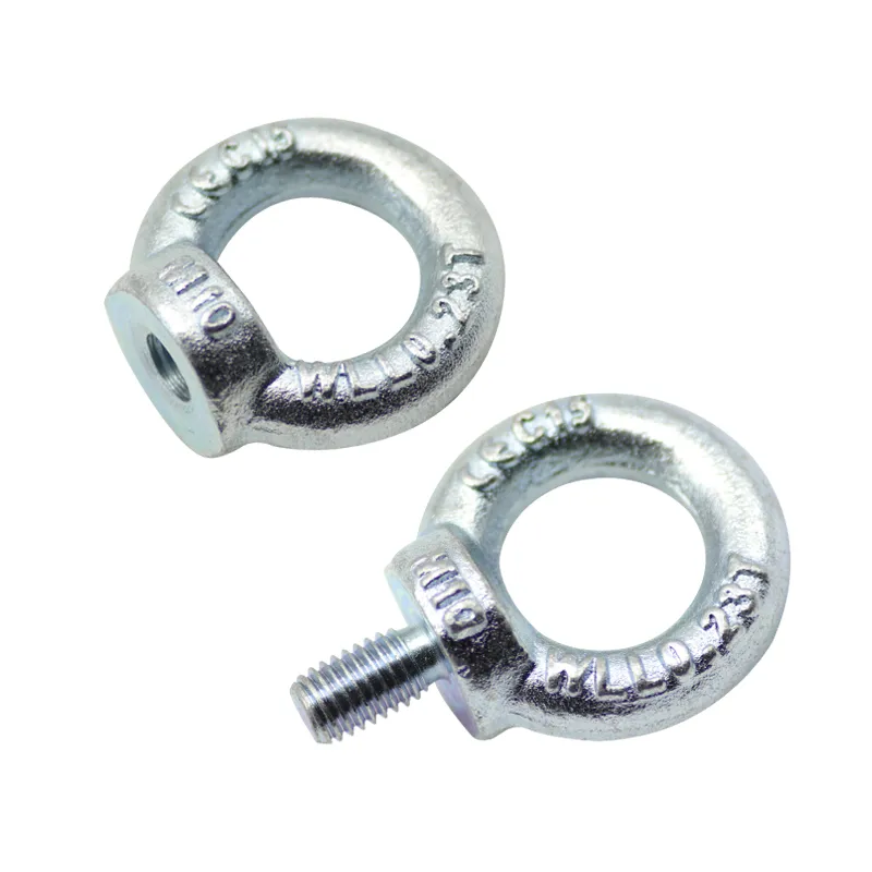 Гайка-ушко и болт с кольцом