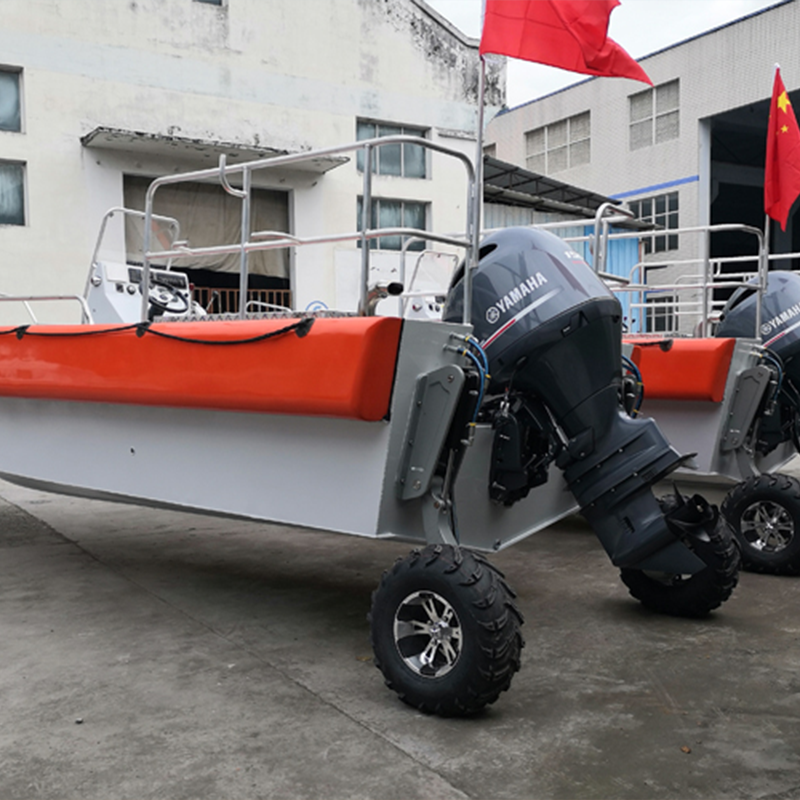 Алюминиевый амфибийный катер 650