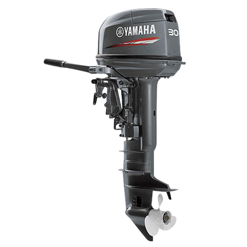 Технические характеристики двухтактного двигателя Yamaha мощностью заднее управление электростартер  30 л.с.