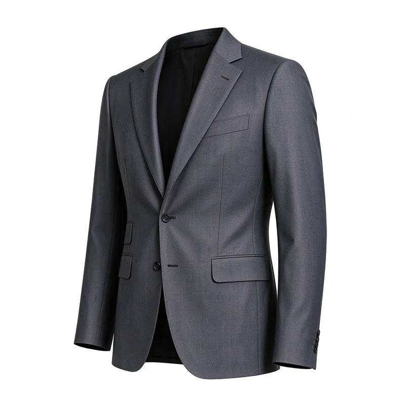 Деловой костюм тёмно-серого цвета